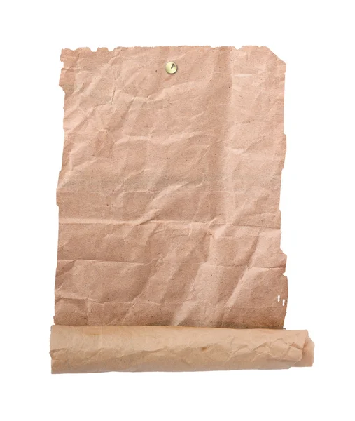 Grunge ontwerp voor een papieren in scrapbooking stijl op de witte geïsoleerd — Stockfoto