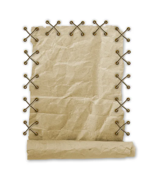 Diseño de papel grunge en estilo scrapbooking en el aislado blanco —  Fotos de Stock