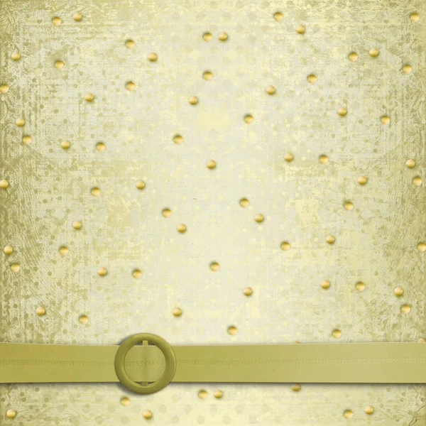 Astratto sfondo antico in stile scrapbooking con orna d'oro — Foto Stock