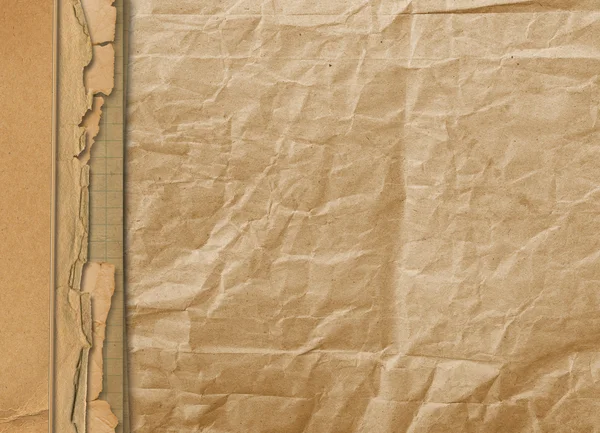 Oude grunge vervreemd papier voor ontwerp of achtergrond — Stockfoto