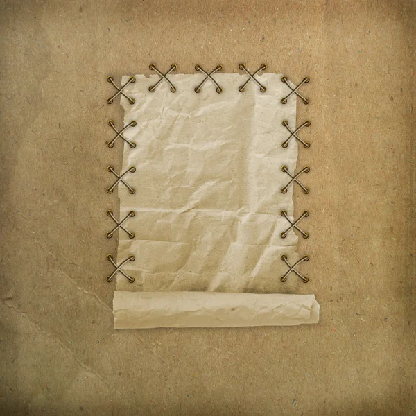 Grunge design papíru v scrapbooking stylu na abstraktní pozadí — Stock fotografie