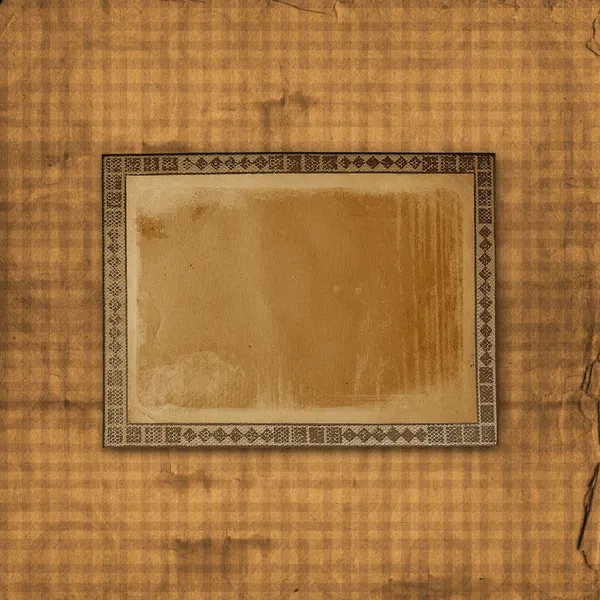 Alienato sfondo carta usata con oro ornamentale per l'inno — Foto Stock