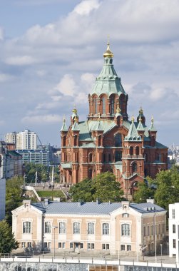 Helsinki Orthodox church clipart