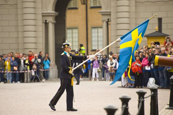 Švédsko královských strážců — Stock fotografie