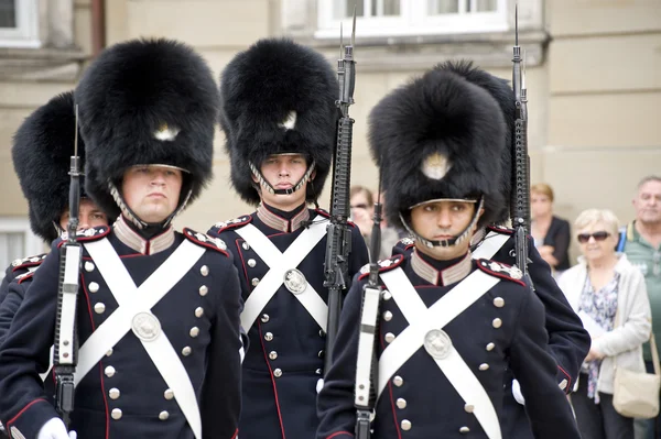 Dánsko královská Garda — Stock fotografie