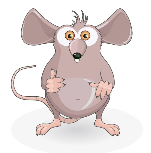 Drôle de rat — Image vectorielle