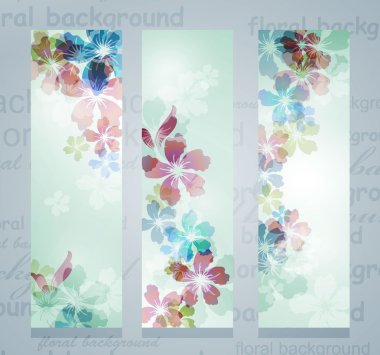 Absrtact floral background clipart