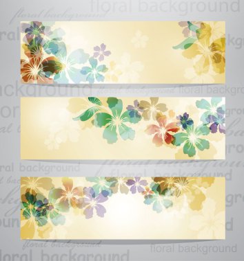 Absrtact floral background clipart