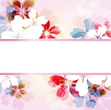 Absrtact floral background clipart