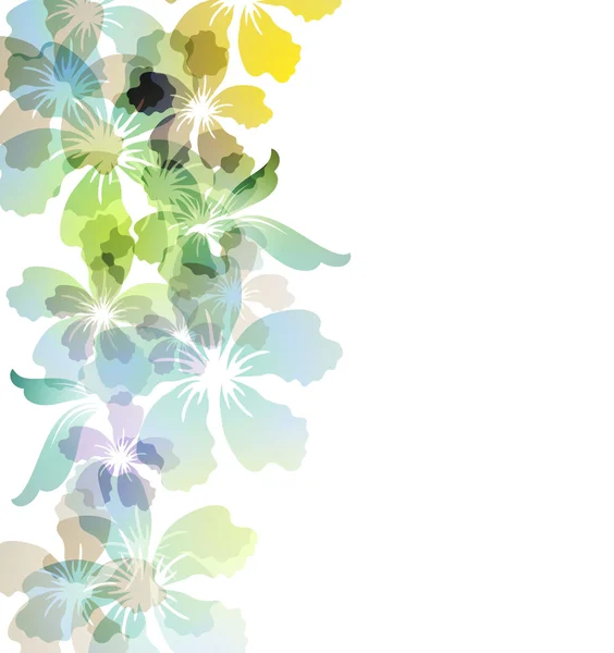 Absrtacto fondo floral — Vector de stock