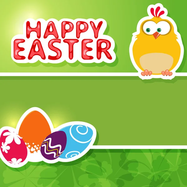 Kellemes húsvéti ünnepeket. Üdvözlőkártya — Stock Vector