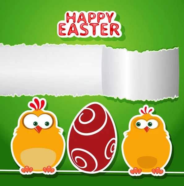Happy Easter. Greeting card — Stock Vector
