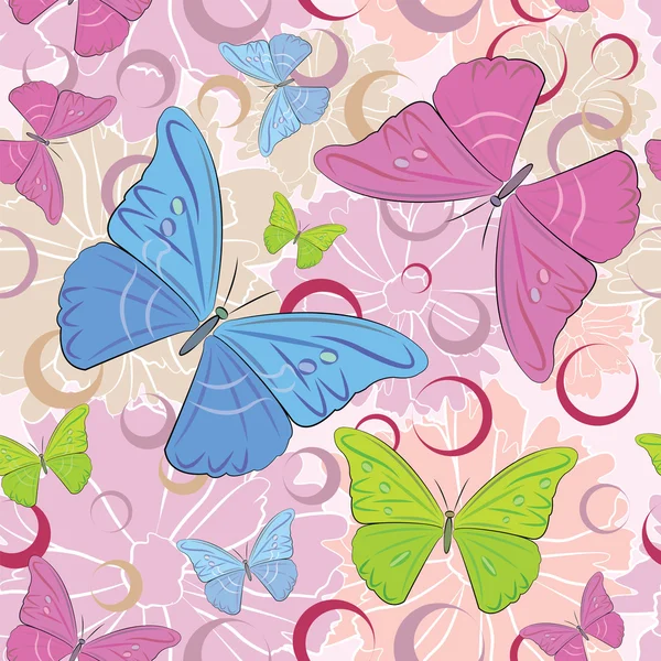 stock vector Butterfly seamless pattern