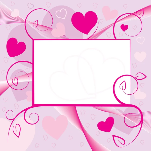 Carte de voeux Saint Valentin — Image vectorielle
