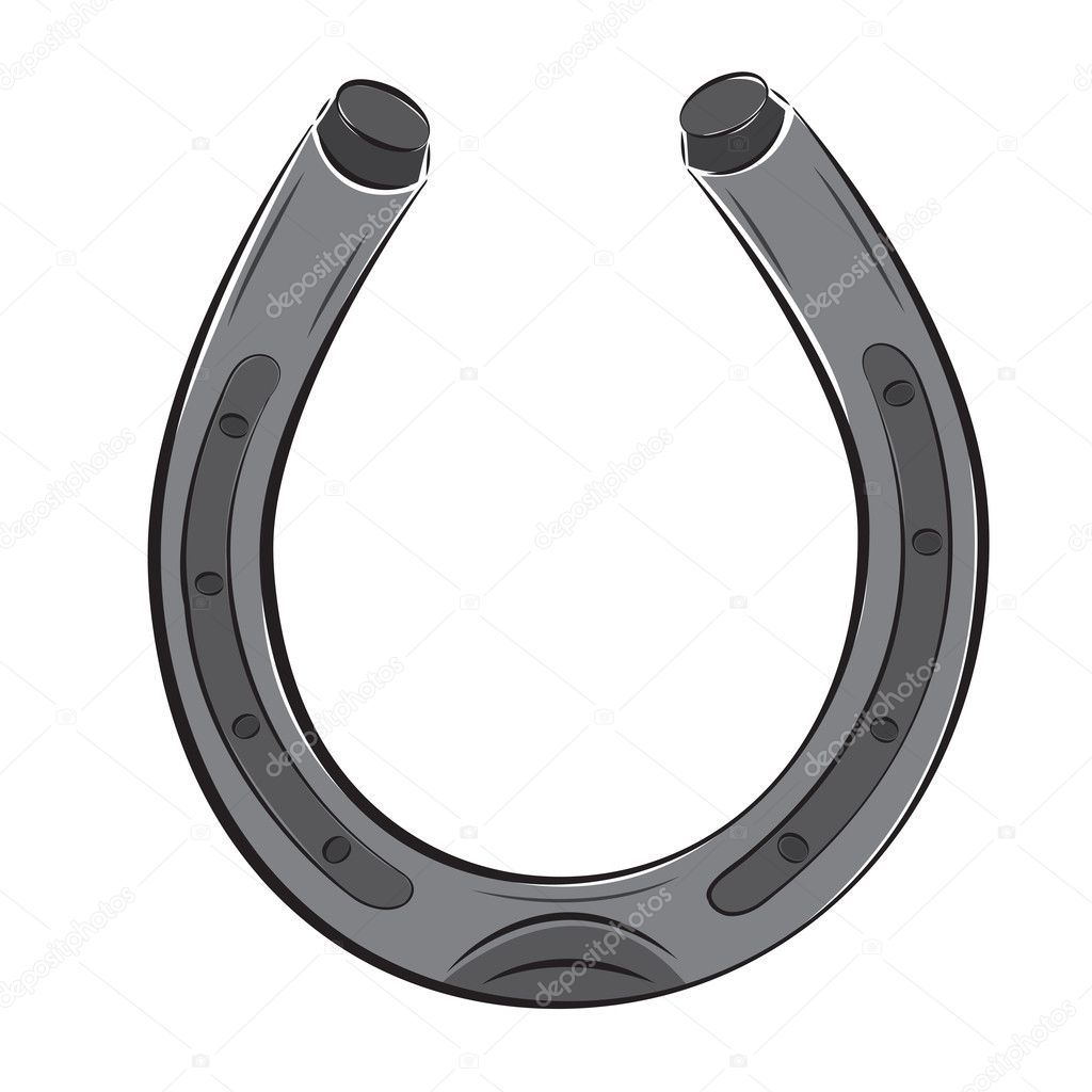 Horseshoe symbol illustration