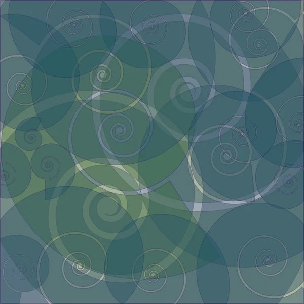 Abstract swirly retro background — Stock Vector