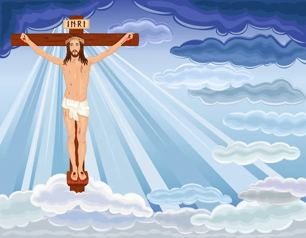 Résurrection de Jésus-Christ — Image vectorielle