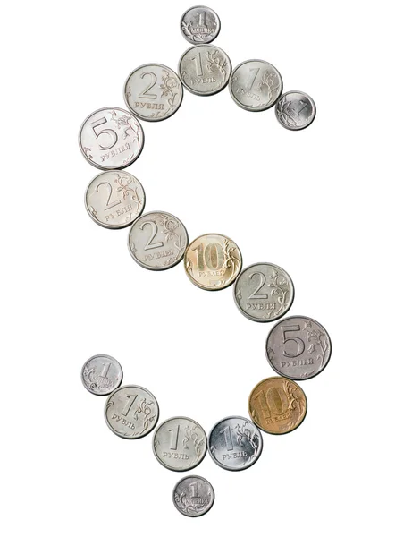 달러-루블 — 스톡 사진