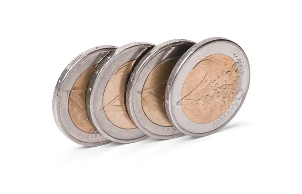 Euromønter - Stock-foto