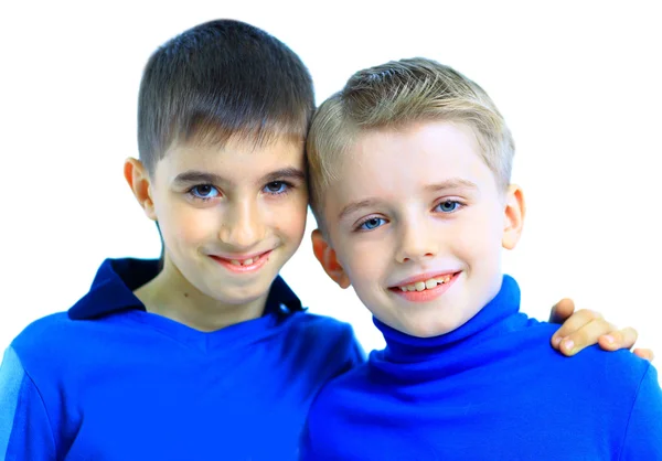 Два молодых парня — стоковое фото