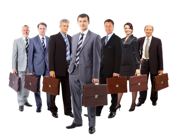 Business team formato da giovani uomini d'affari e donne d'affari st — Foto Stock
