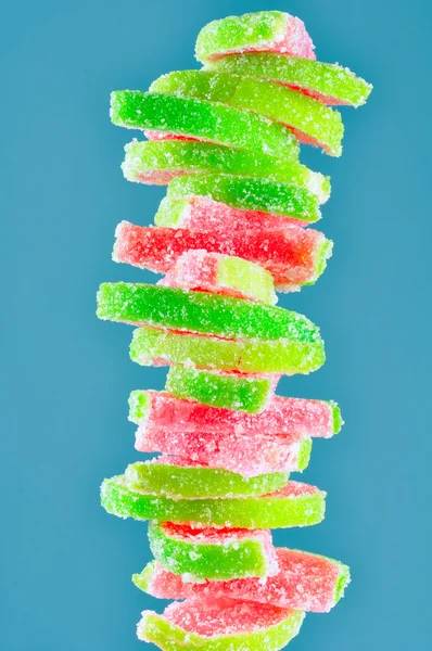 Fruchtgelee Wassermelonen Bonbons — Stockfoto