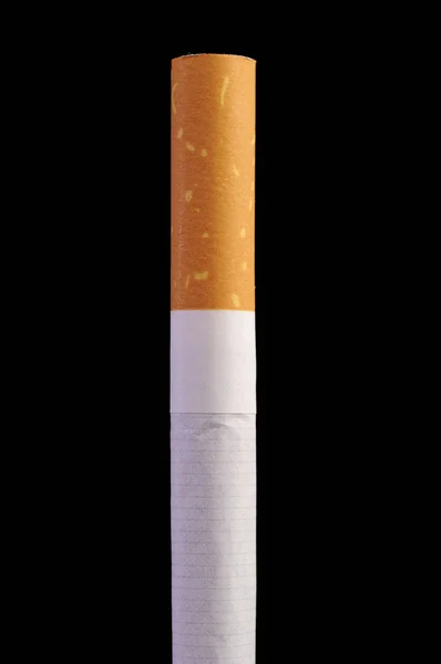 Cigarette on Black Background — Stock Photo, Image