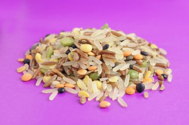 Whole Grains & Beans Mix (Rice, Split Peas and Lentils) clipart
