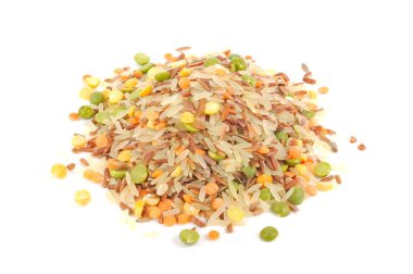 Whole Grains & Beans Mix (Rice, Split Peas and Lentils) clipart