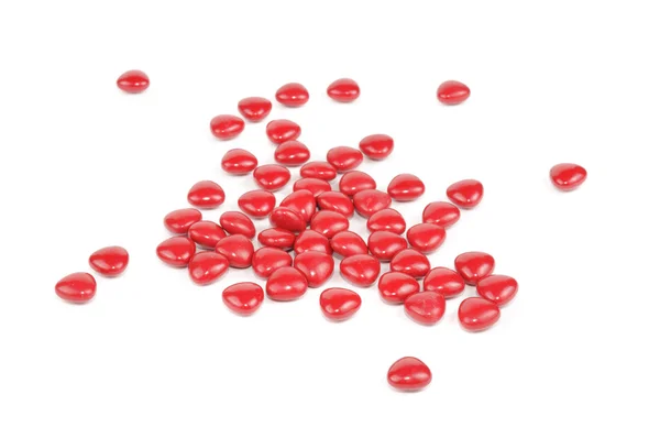 Píldoras rojas brillantes — Foto de Stock