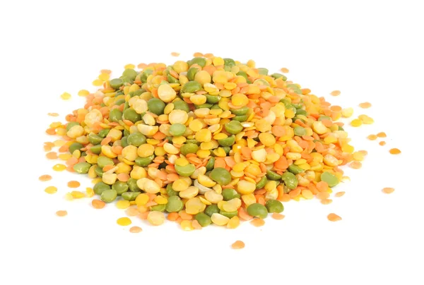 Lentilhas e Split Peas Mix — Fotografia de Stock
