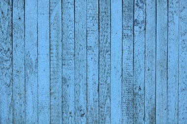 Blue Painted Wooden Planks clipart