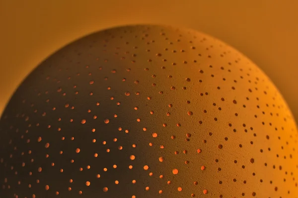 Ceramiczny Świecznik w kształcie kuli — Zdjęcie stockowe