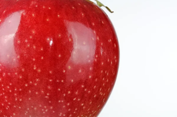 Glanzende rode appel — Stockfoto