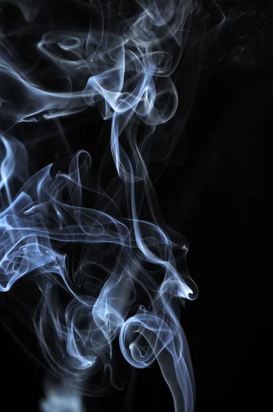Kłęby dymu biały — Zdjęcie stockowe