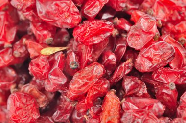 Dried Barberry Berries Close-Up clipart