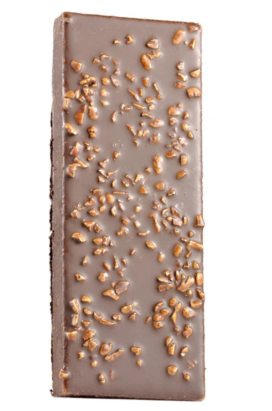 Choklad våffla kaka med nötter — Stockfoto
