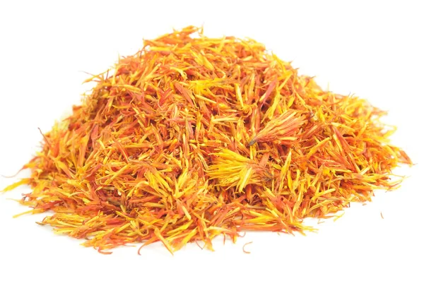 Pile of Safflower (Substitute for Saffron) — Stock Photo, Image