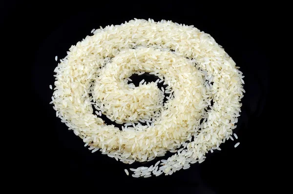 米で作った螺旋状 — ストック写真