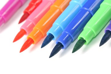 Multicolored Felt Tip Pens clipart