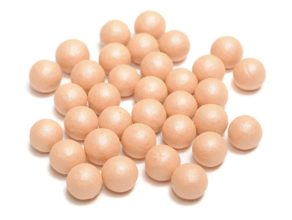 Perle in polvere per il viso (Ball-Powder ) — Foto Stock