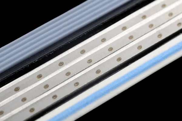 Triple-blade cartridge scheermes close-up — Stockfoto