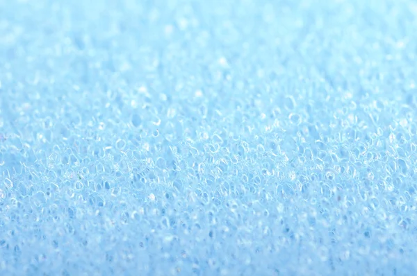 Textura Macro Esponja Azul — Fotografia de Stock