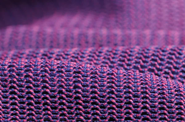 Textura de tela macro rosa y púrpura — Foto de Stock