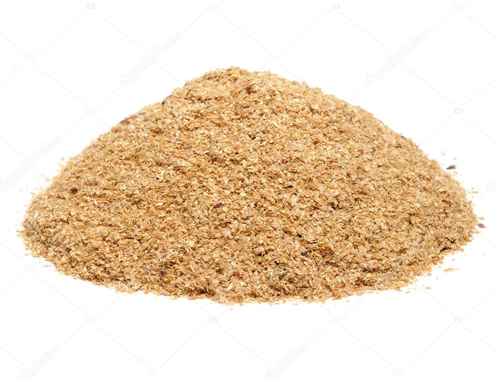 Pile of Wheat Bran
