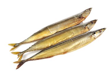 Smoked Saury Fish clipart