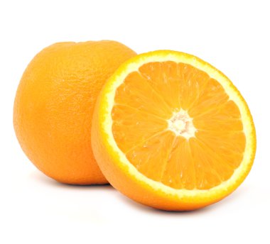 Beyaz arka plan üzerinde izole sulu portakal