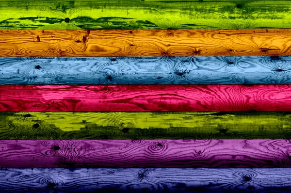 stock image Multicolored Wood Planks as Background