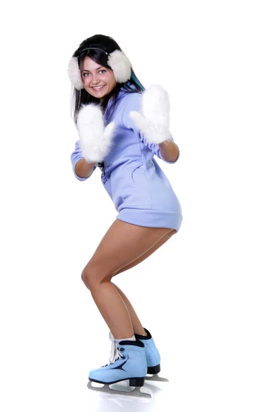 Ice Skating Woman — Stock Photo, Image