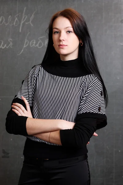Portrait of young teacher — Stock Photo, Image